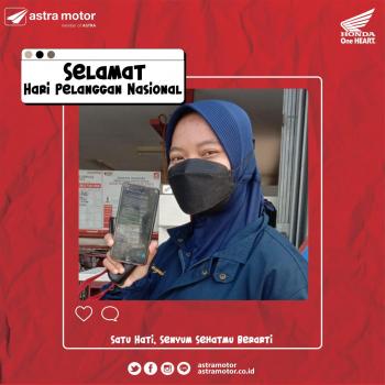 Program Service Spesial Harpelnas Honda Astra Motor Natar Apresiasi Konsumen Setia